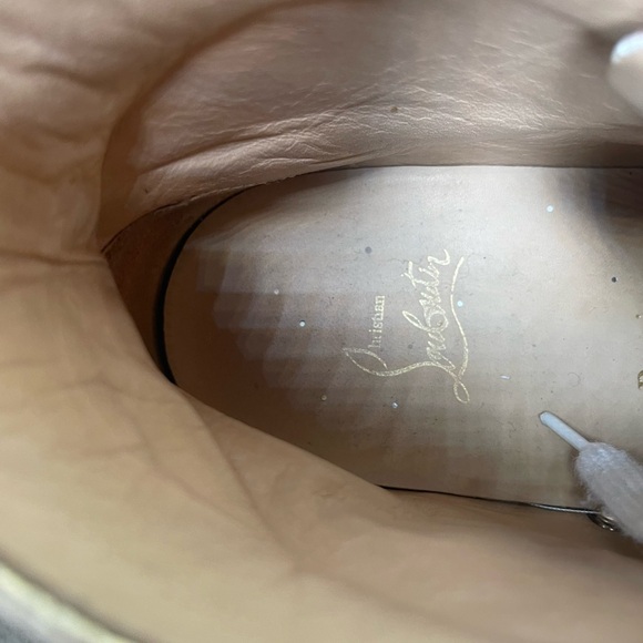 Christian louboutin Bip Bip glitter high top sneakers 38 - Picture 9 of 12